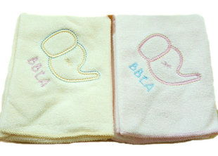 贝贝利安 宝宝绣花小方巾 婴儿毛巾 纯棉吸 堆糖,美好生活研究所