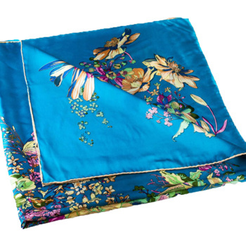 璀璨大方巾 惊艳蓝色【图片 价格 品牌 报价】-京东