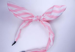 2011夏韩国百变丝巾式兔耳朵发带 时尚与实用的完美结合